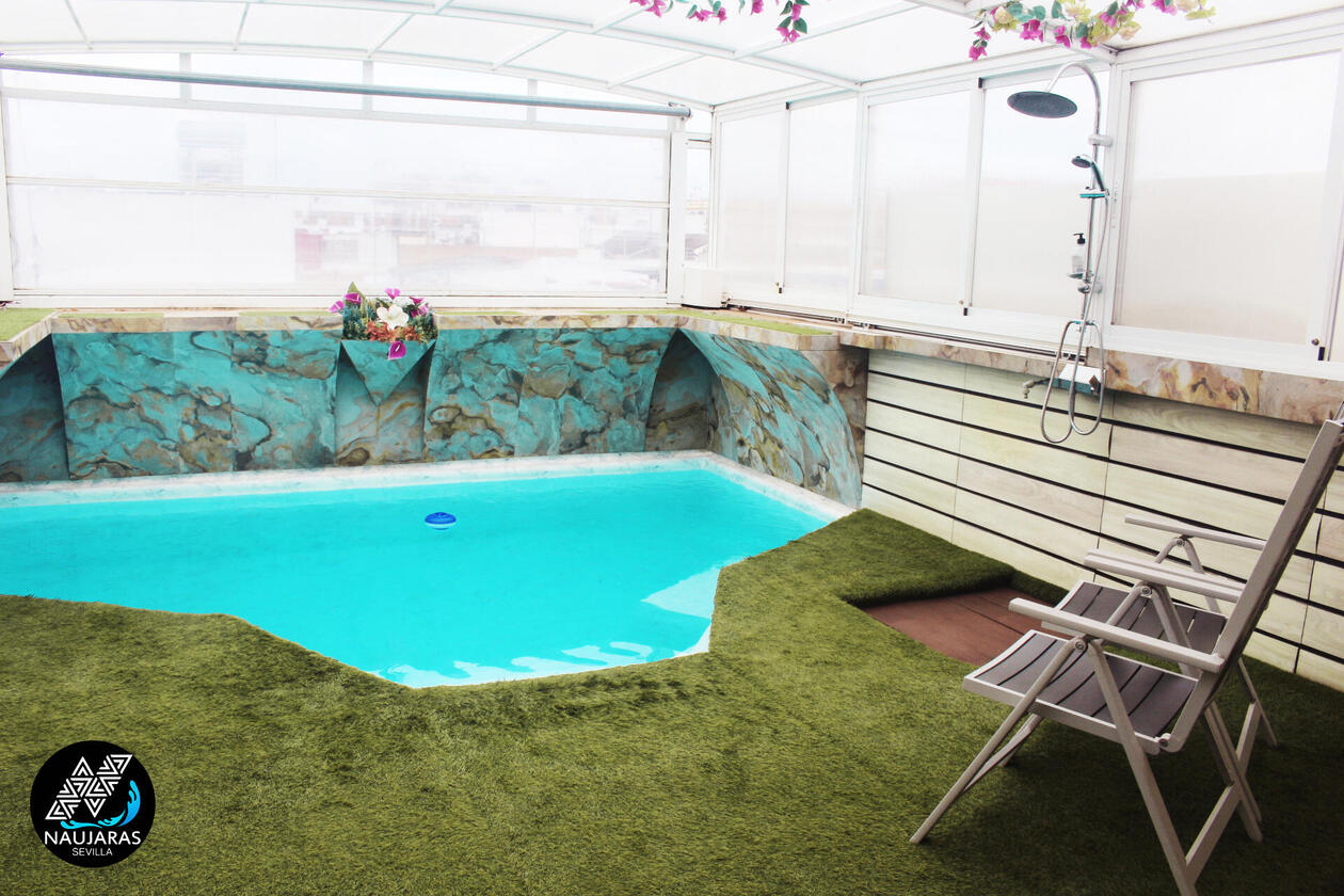 Ático + piscina + jacuzzi XXL